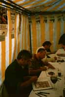 "Avec Geerts et Marc-Renier au Parc Parmentier en septembre 1996"